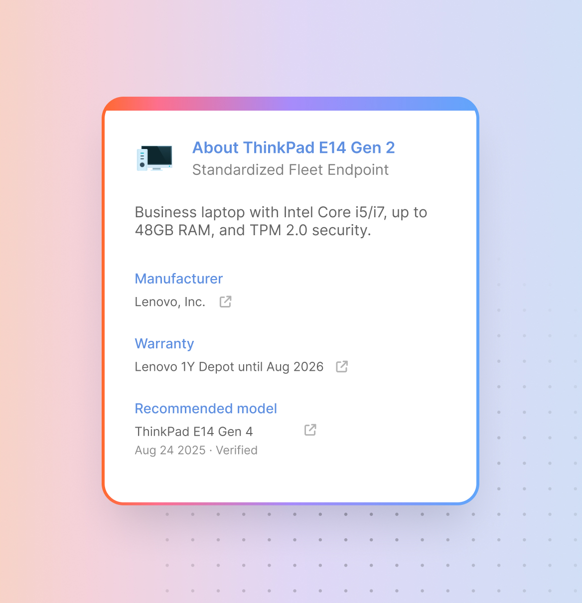 Data appears where you need it