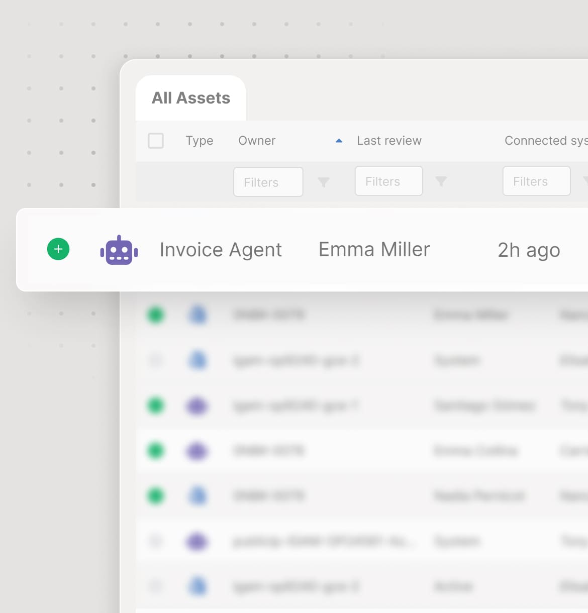 “What AI agents are we running, and who owns them?” Answered in minutes