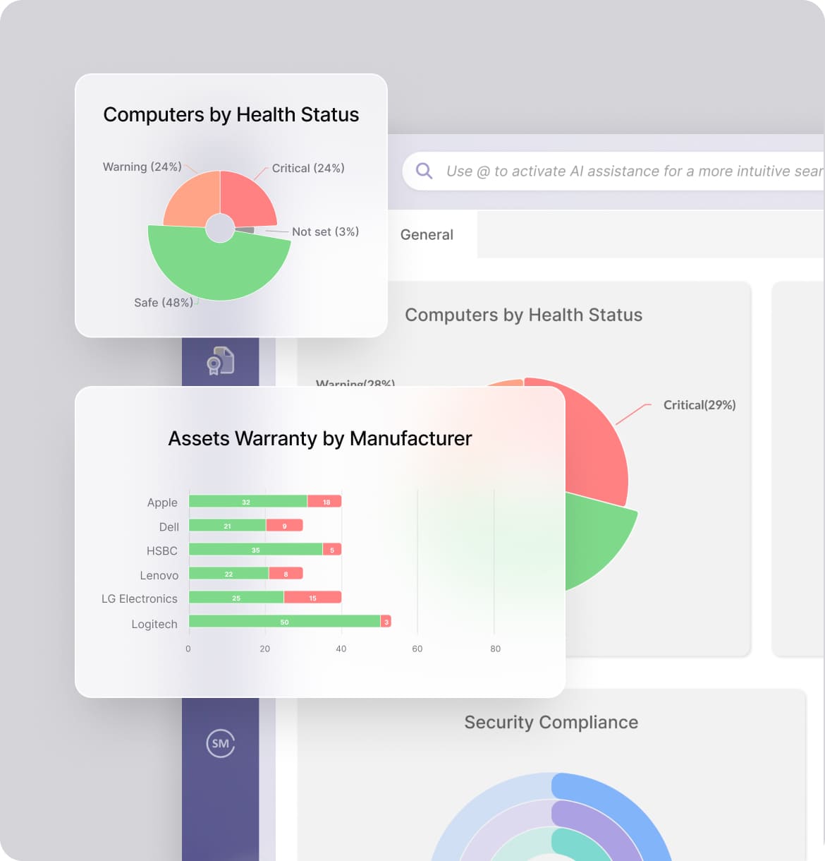 Reports and dashboards without manual tallying