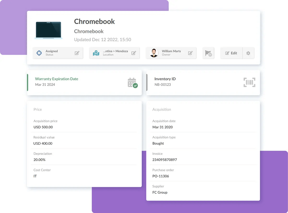 Gain better control over asset costs