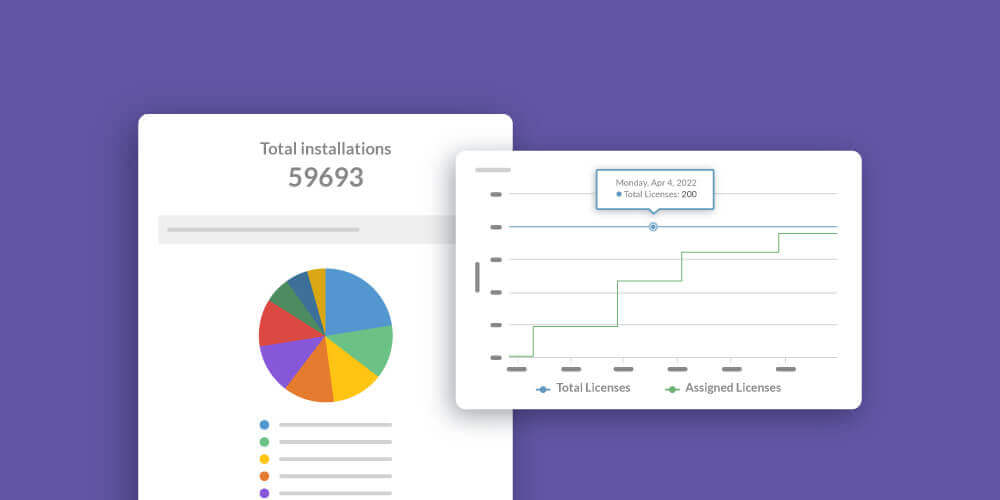 Realiza auditorías de licencias de software