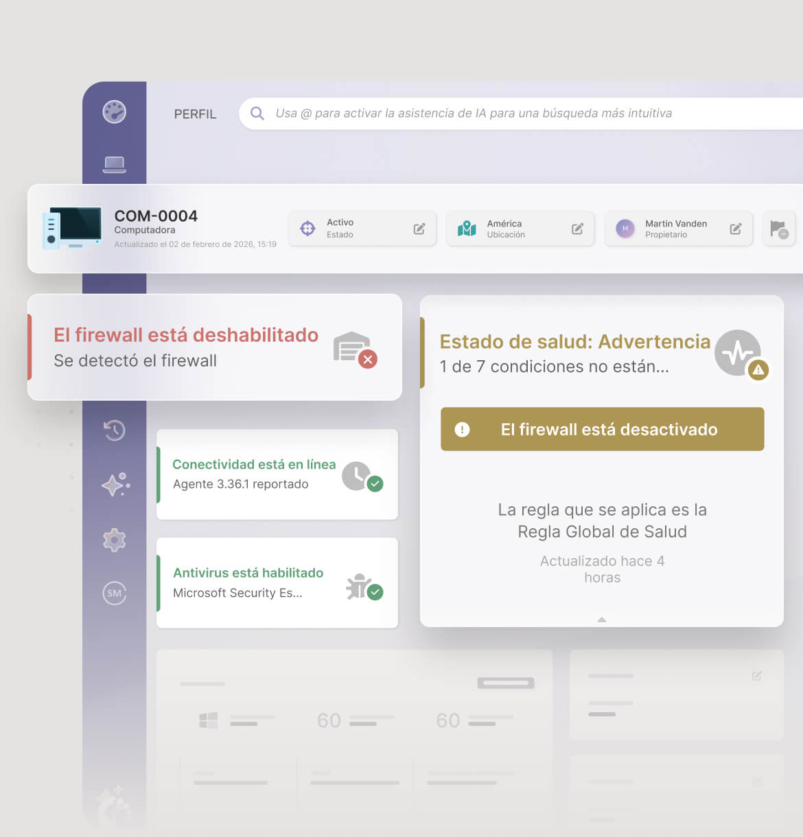 Accede a toda la información sobre cada uno de tus activos
