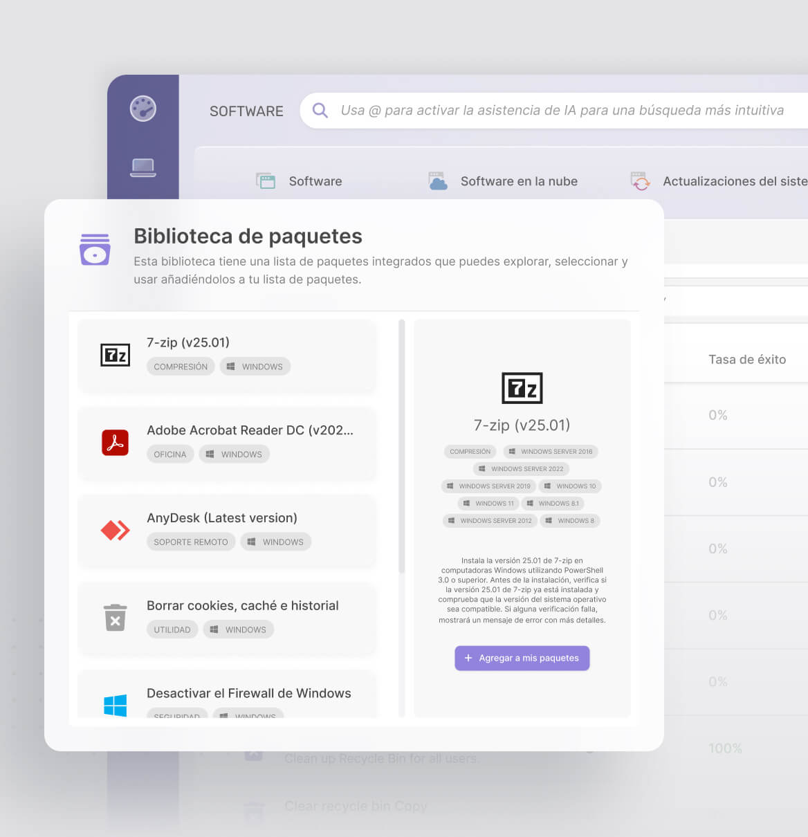 Ahorra tiempo con paquetes listos para usar