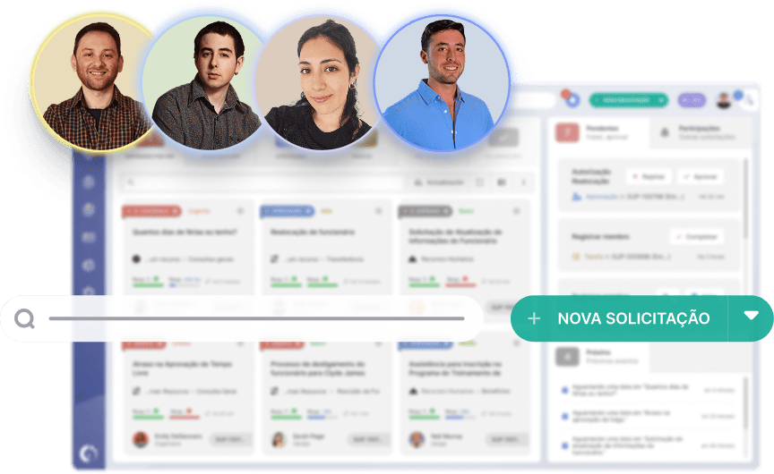 Uma equipe dedicada ao seu sucesso
