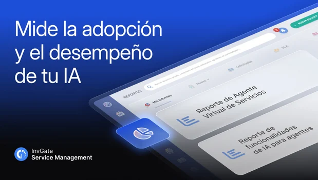Nuevos reportes de métricas de IA en InvGate Service Management