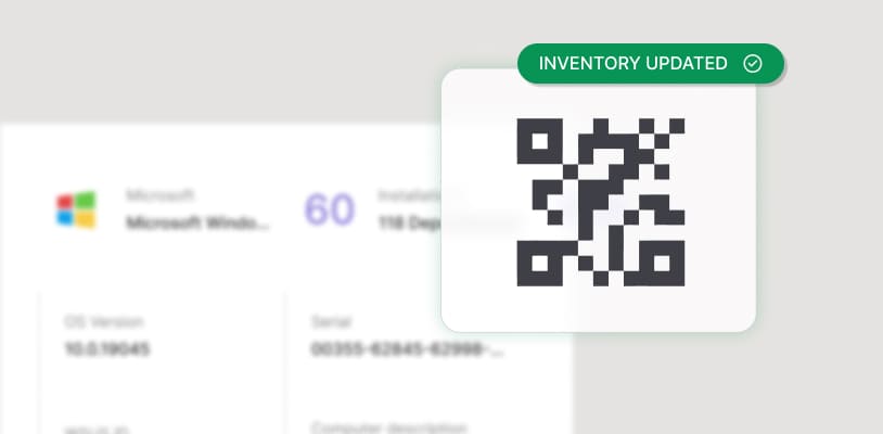 QR and barcode scanning for field teams