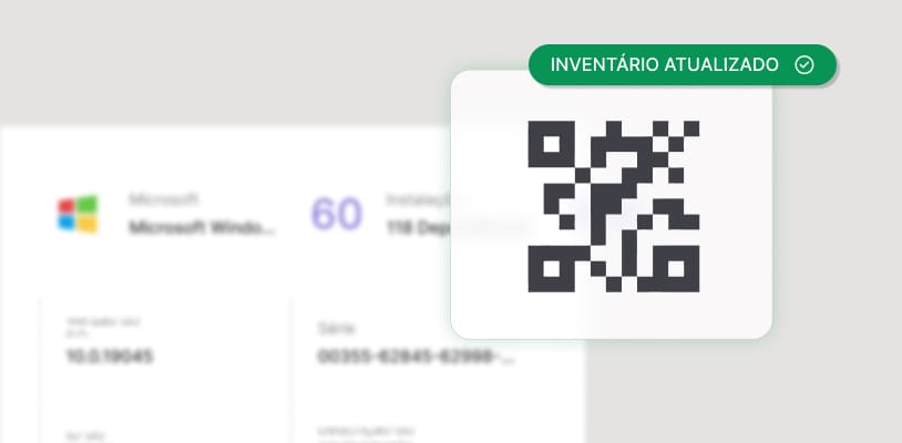 Escaneamento de QR e código de barras para equipes em campo