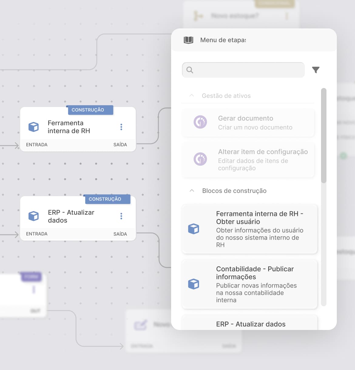 Configuração, não código