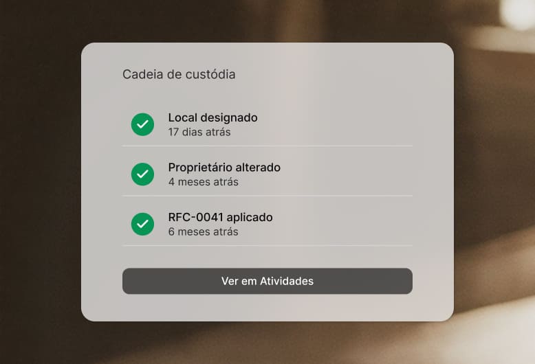 Aprovação de mudanças em múltiplas etapas com trilha de auditoria completa