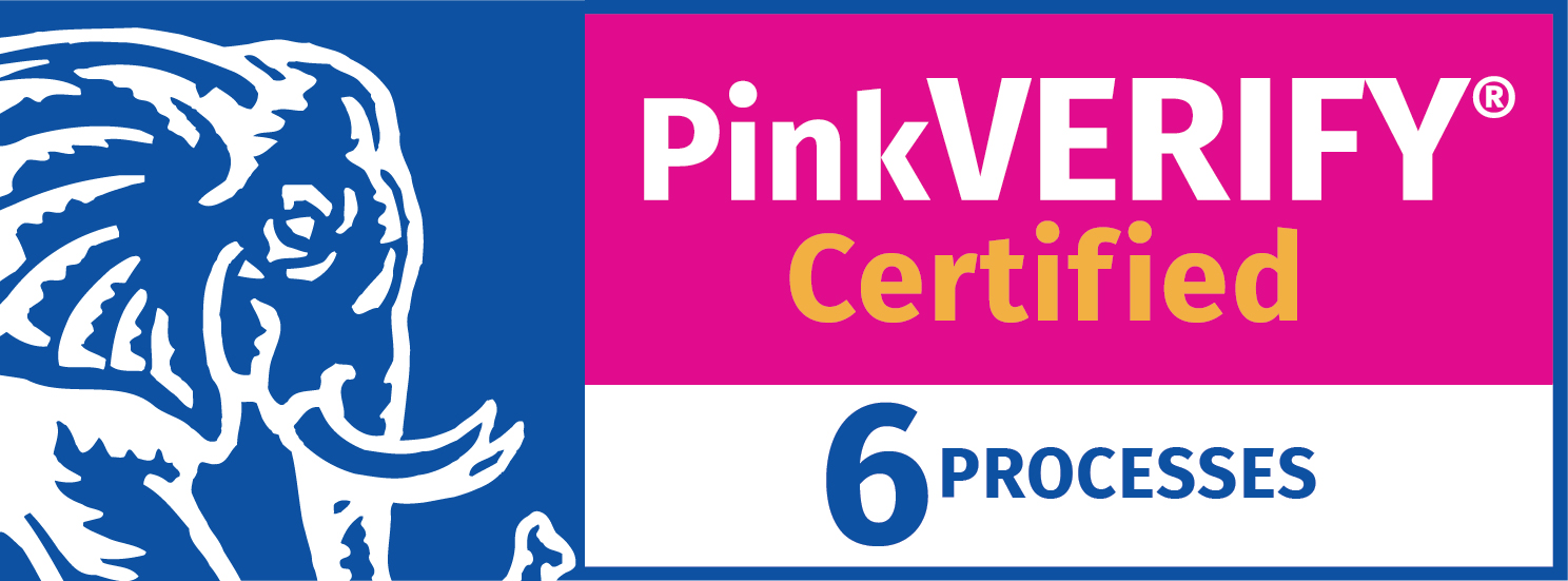 PinkVERIFY Certified Logo