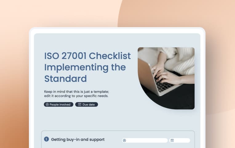 Checklist ISO 27001