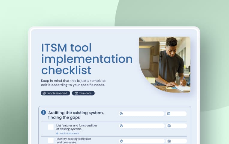 Checklist ITSM