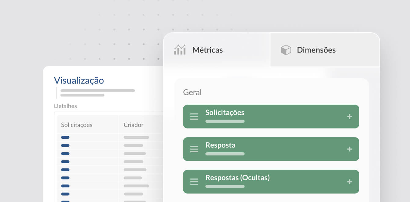 Aja mais rápido com relatórios inteligentes