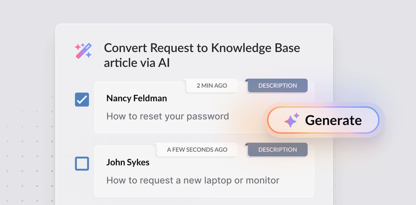 AI-assisted Knowledge Article generation