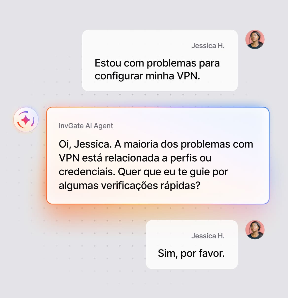 Uma experiência unificada para que o autoatendimento pareça sob medida