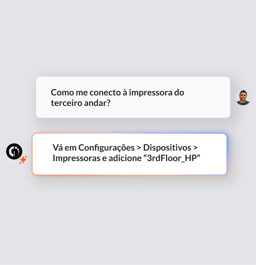Parece que você está falando com uma pessoa