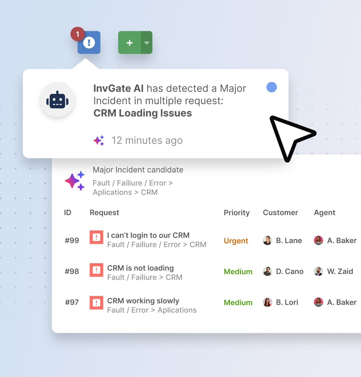 Detect major incidents early