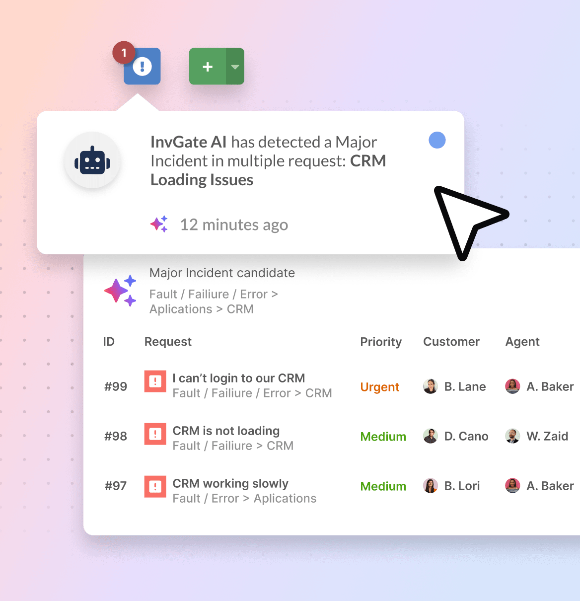 Detect major incidents early