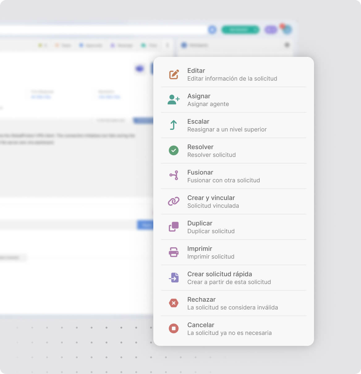 Una plataforma integrada ITSM