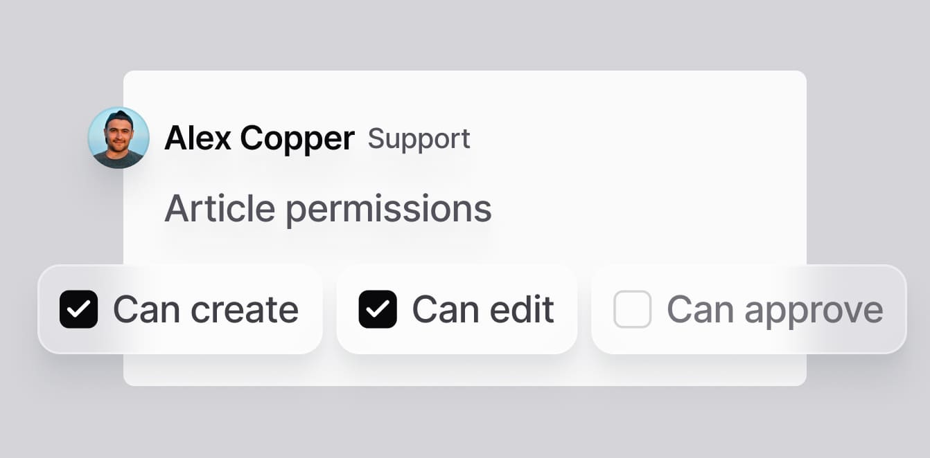 Role-based administration