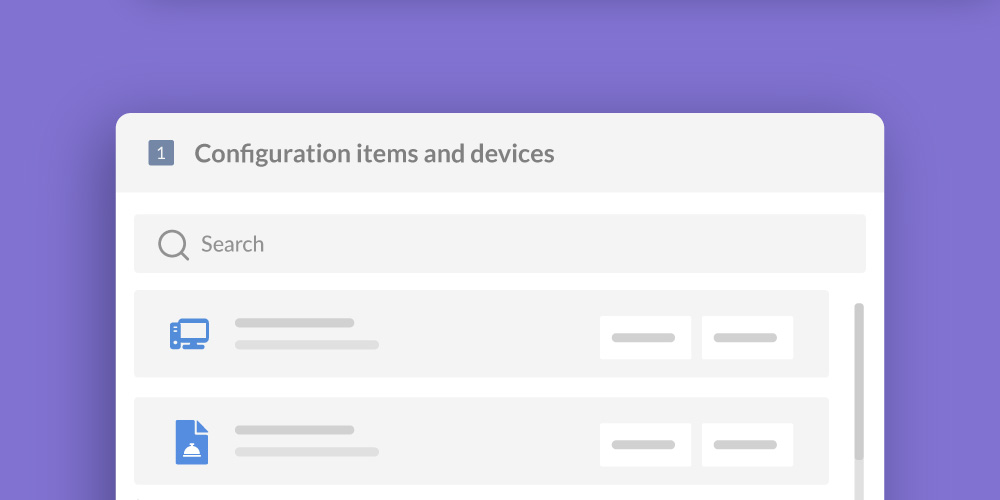 Access quick visibility of users’ CIs