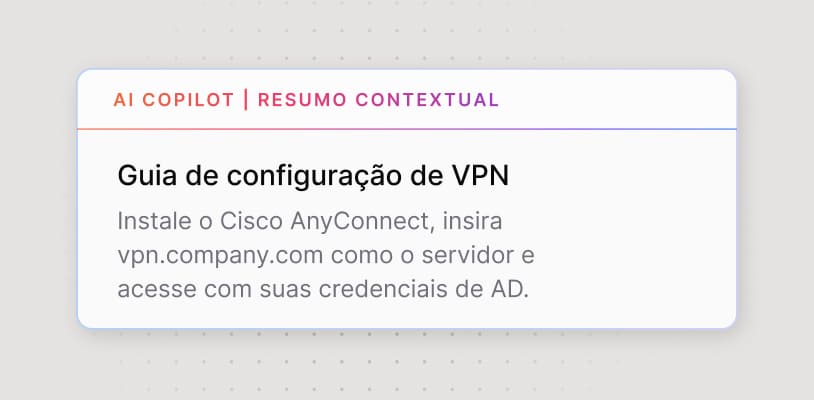Resumos de artigos na conversa