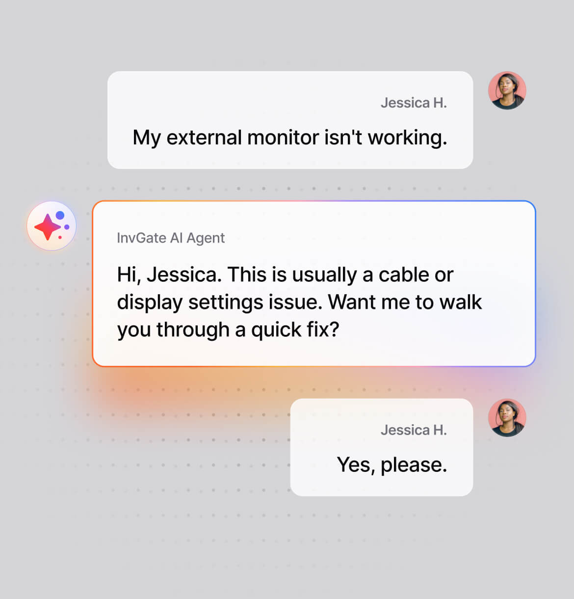 Instant answers through conversational support