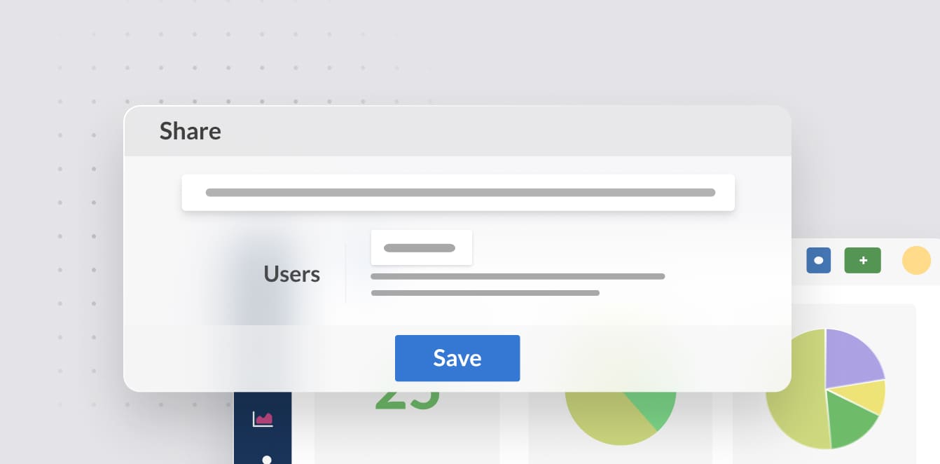 Share dashboards with stakeholders