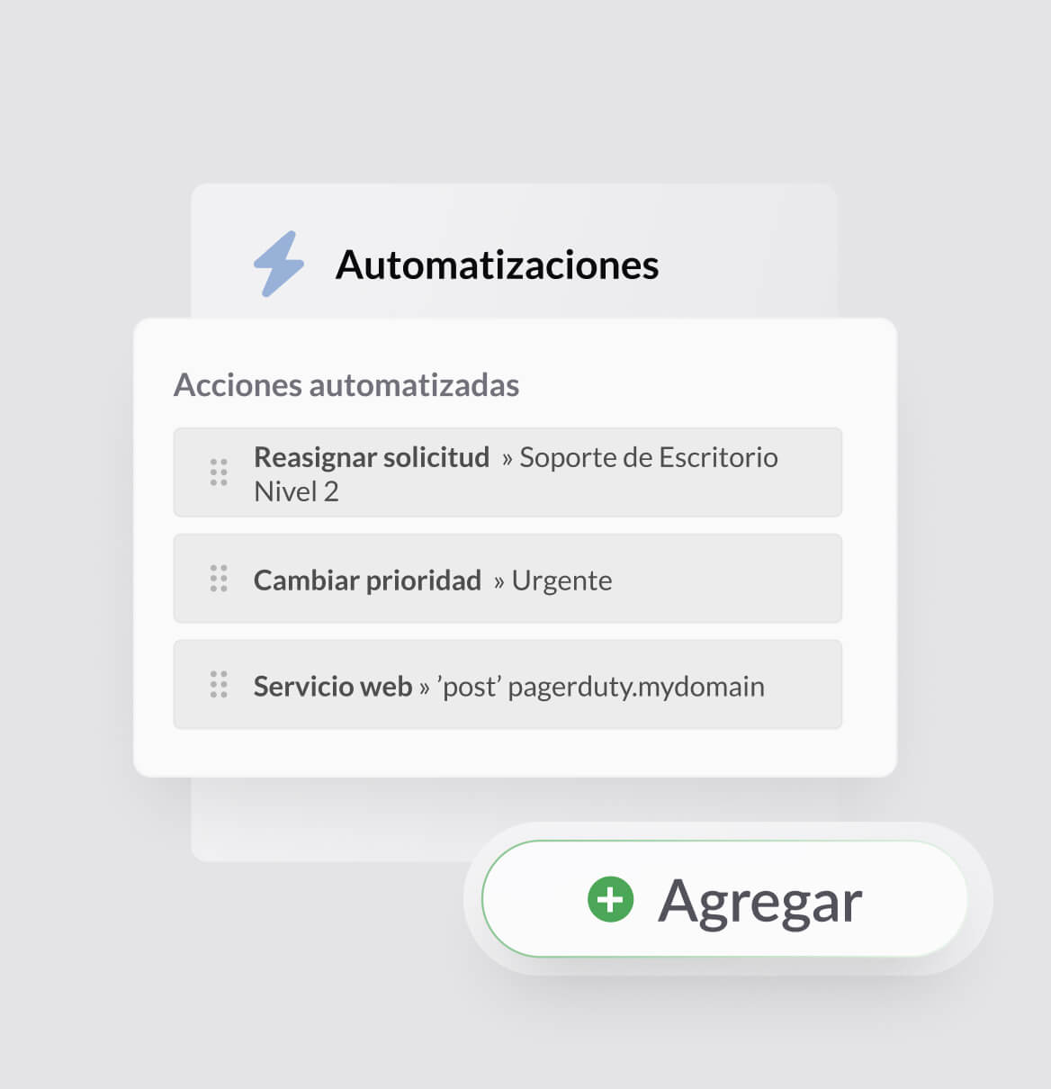 Maximice la productividad con acciones automatizadas