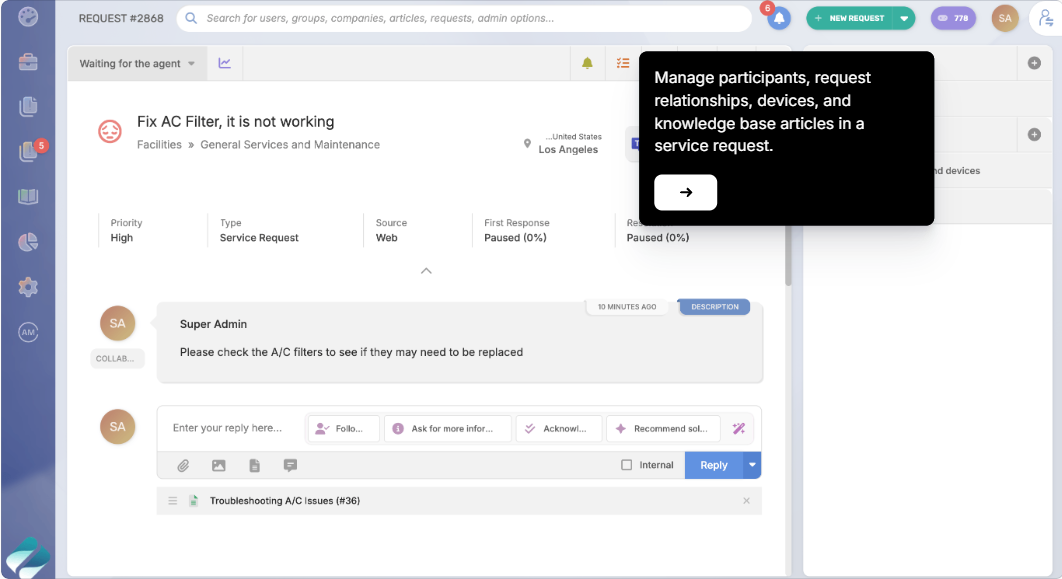 InvGate smart support demo