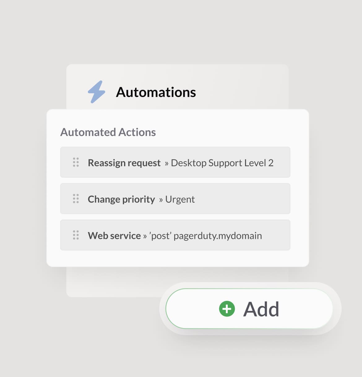 Maximize productivity with automated actions