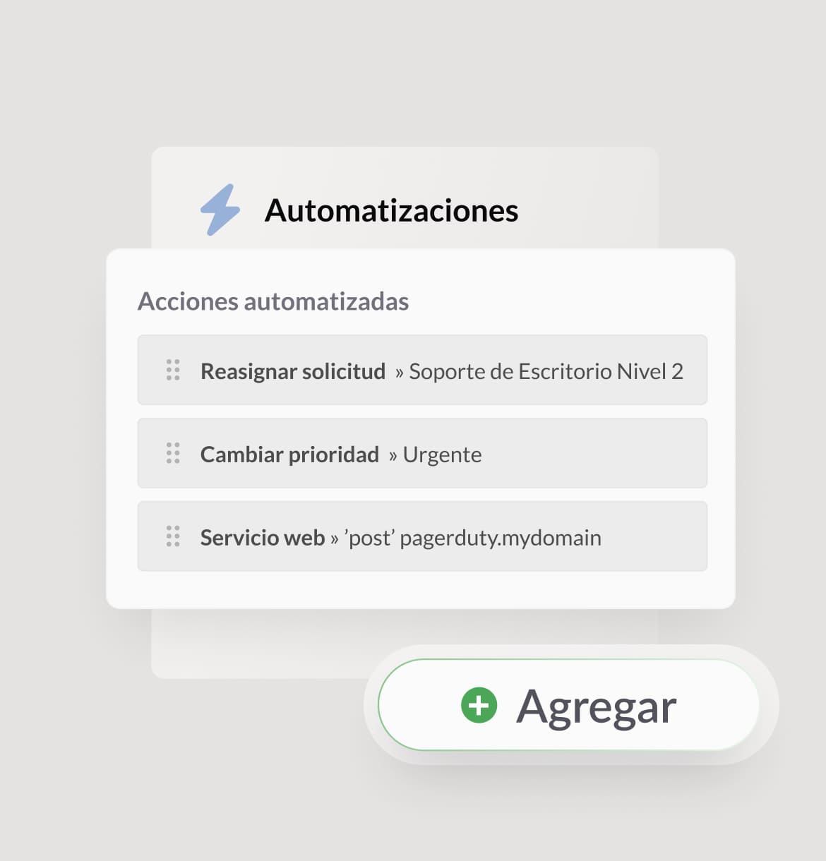 Maximice la productividad con acciones automatizadas