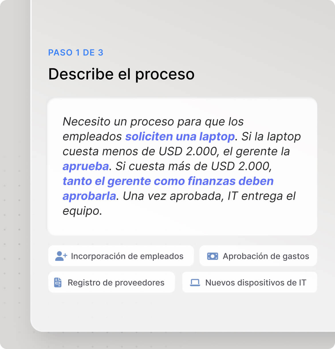 Constrúyelo con lenguaje simple