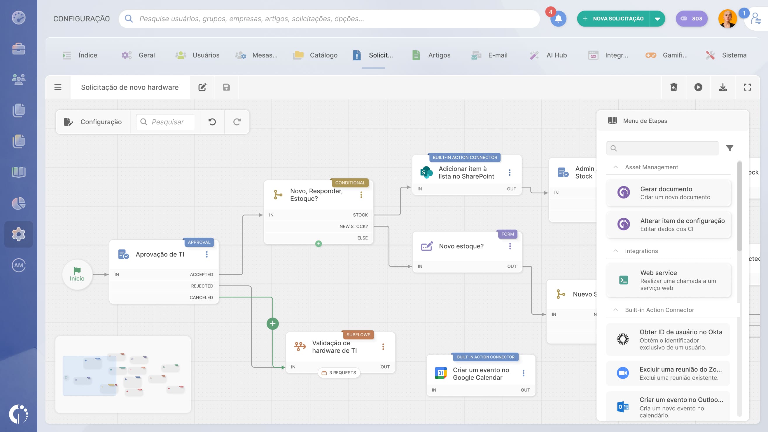 Automatize seus fluxos de trabalho sem código