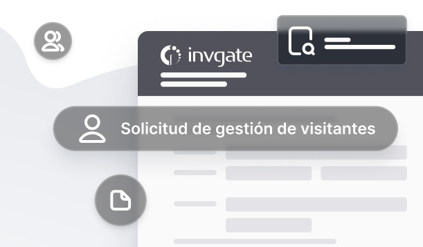 Solicitud de gestión de visitantes