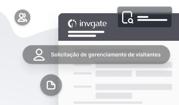 Solicitação de gerenciamento de visitantes