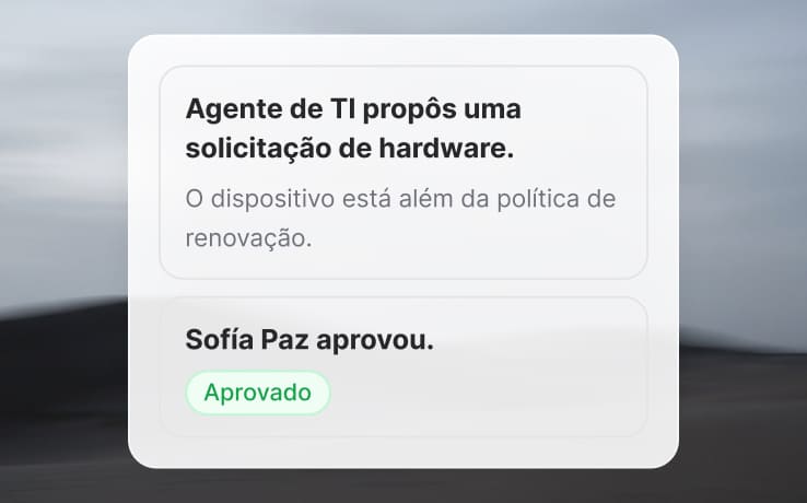 Um histórico em cada solicitação